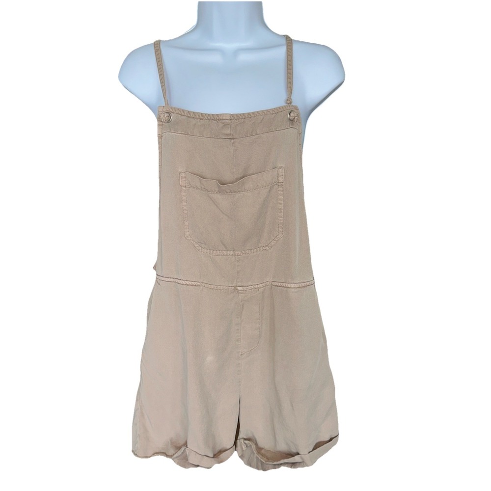 Risen Tencel Romper Overall Shorts Medium RD56211 Lightweight Boho